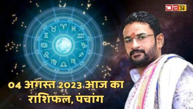 04 August 2023 Today's Horoscope, Today's Panchang