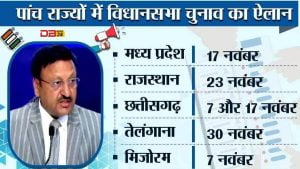 5 राज्यों में विधानसभा चुनाव की घोषणा